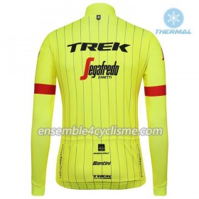 Maillot Cyclisme 2018 Trek-Segafredo Hiver Thermal Fleece N002